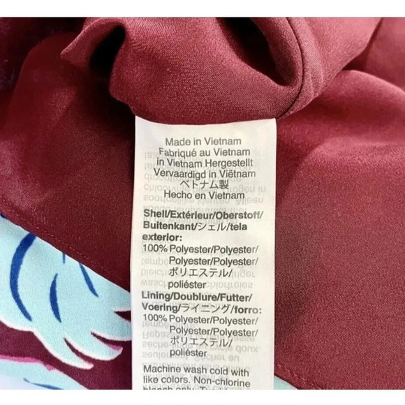 NWT J.Crew Aqua Paisley Flutter Hem Dress - Picture 5 of 6